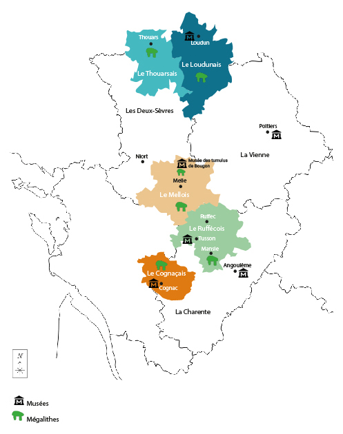 Néodyssée : les territoires partenaires